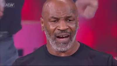 Mike Tyson doesn't know what he just witnessed.