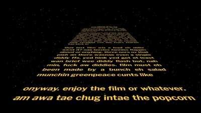 If Fifers Made Star Wars...