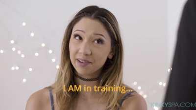 Kimora Quin, She's just the receptionist