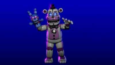 what i think funtime freddy's charge and defeat animations could look like