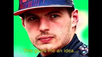 I think Max watched V8 Supercars before the race......