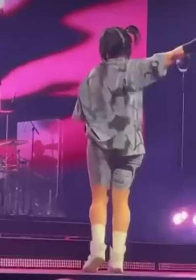 Strutting Her Stuff On Stage