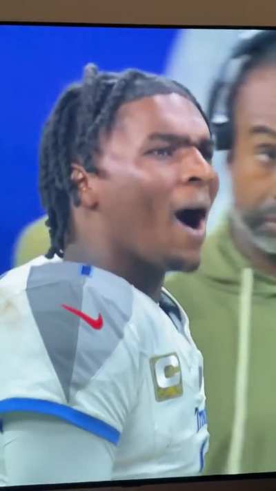 Cam Ward shares his frustration with interim head coach Mike McCoy after McCoy decided to punt on a crucial 4th down.