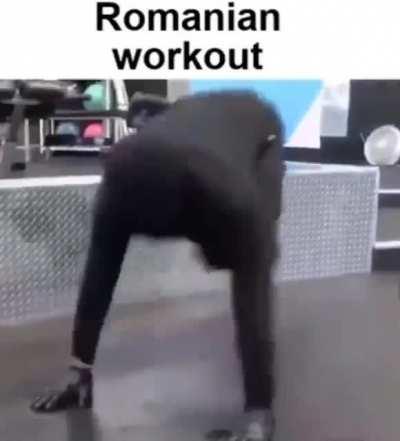 Average Romanian workout 💪🇷🇴
