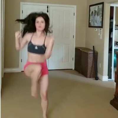 Danika McKellar Ab Workout