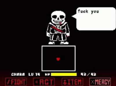 The undertale sans AU