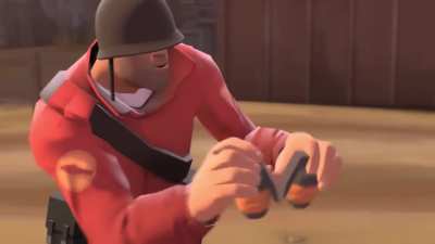 Meet The Soldier but with unnecessary censors