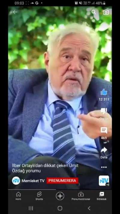 Ilber Ortaylidan Zafer partisi yorumu