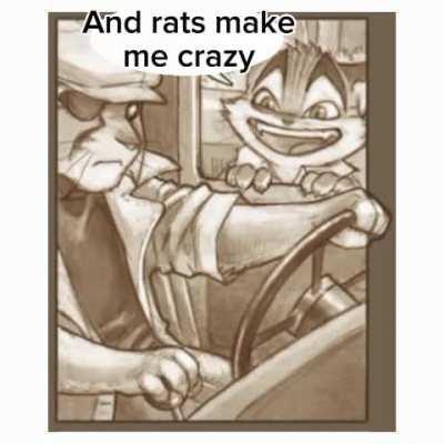 I know you're crazy, you don't have to tell me