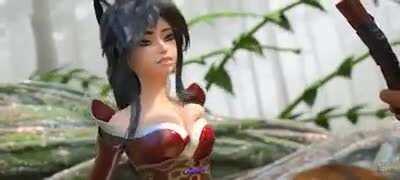 Ahri in the woods - by OCBoon