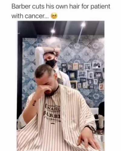 Damn barber cutting onions 'round here