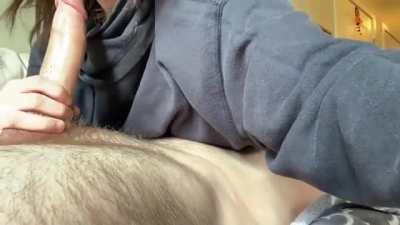 Is it ok if I gag on your dick?