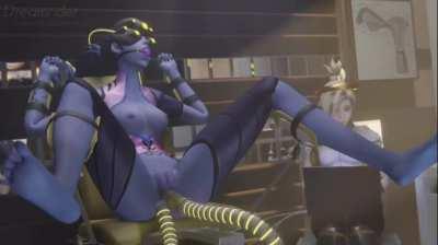 Widowmaker forced with Mercy (Dreamrider)