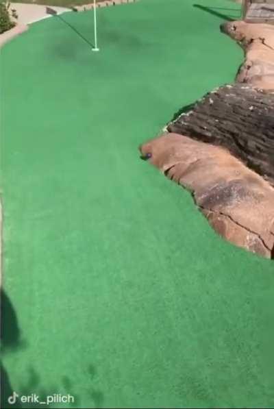 All of his luck for the year was used up in this one shot