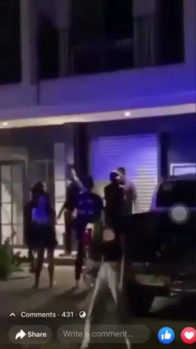 Happened outside a bar in Davao City. News info in comments