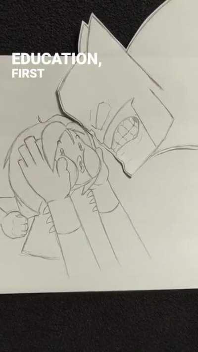 Batman collecting sidekicks like stamps (original artist:ig:-wall_babushka)