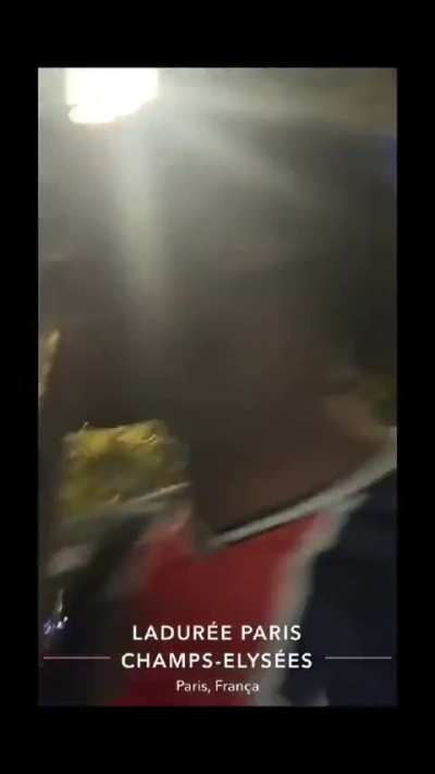 Man celebrates soccer team win by kissing ELO on the helmets moments before realizing why they were there