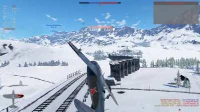 I did a tunnel-run in the Stalin-Bolt!