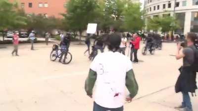 Fast response riot police in action 🤣