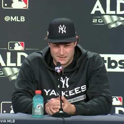 [Highlight] Gerrit Cole is all smiles in his postgame presser