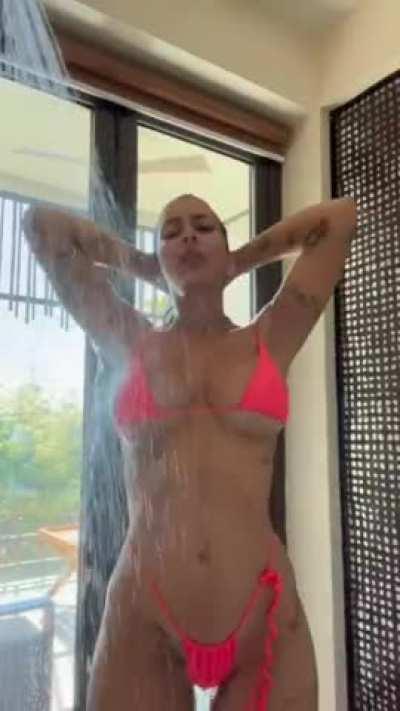 I hope that the shower isn't the only thing that will clean me.