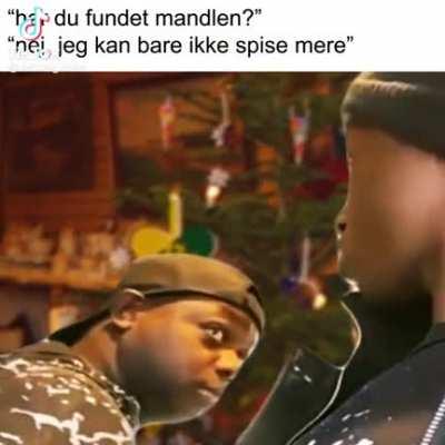 manden har mandlen