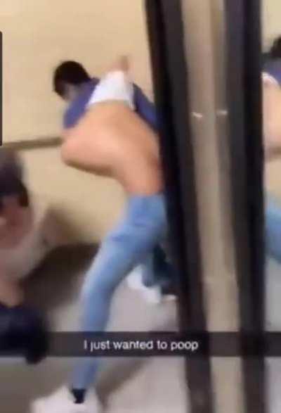 Can't even take a shit in school lol.
