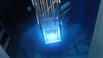 Starting up a nuclear reactor.