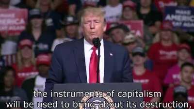 Comrade Trump will lead the revolution!