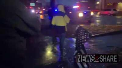 After riot police confront Proud boy rally they desecrate the precious 