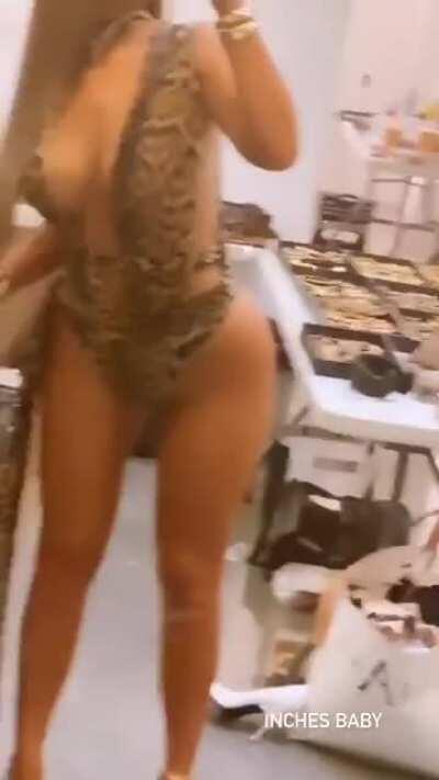 She’s on fire today