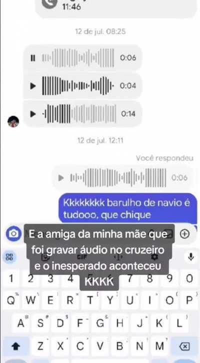 Isso foi realmente inesperado