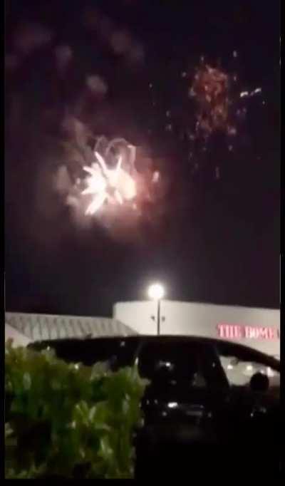 Fireworks and lightning!