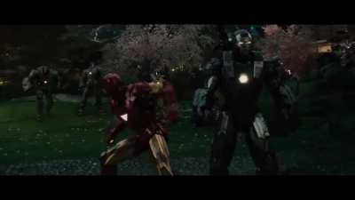 Drone Battle scene in 