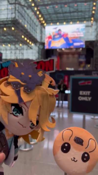 Dooby and Doki at comiccon!!