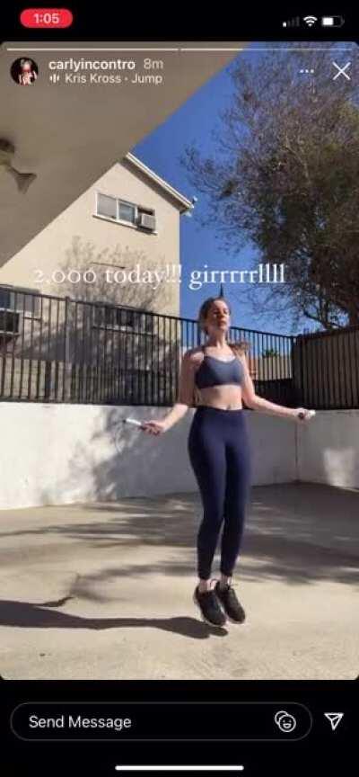 Carly with the jiggle