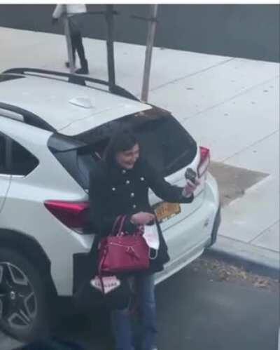 If we’re living in a simulation, then this lady is glitching