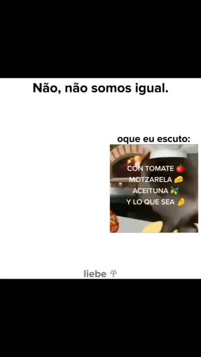 NÓS NÃO SOMOS IGUAIS 