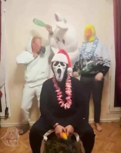 The duck is all business