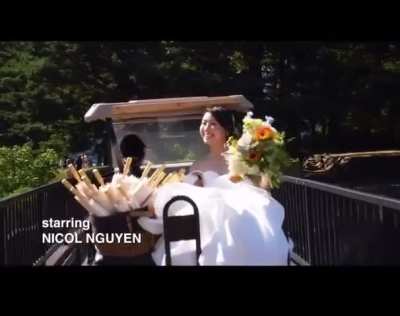 pov : you wanted your wedding video to look like an episode from the office