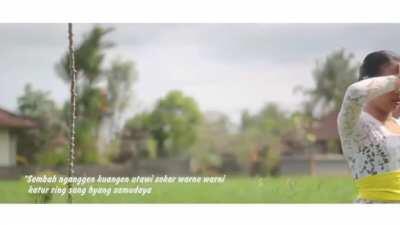 A Balinese woman offering prayers to Dewi Sri. Shrines of Lakshmi can be found in paddy fields all across Indonesia as the goddess is considered the deity of agriculture and prosperity.