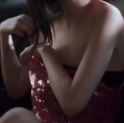 Karina undressing in the car 🥵🥵 Need her to pull that dress down and let those fat tits pop out 