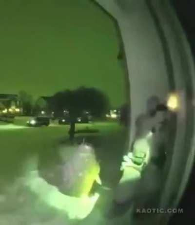 She dodged a bullet on that one - Literally