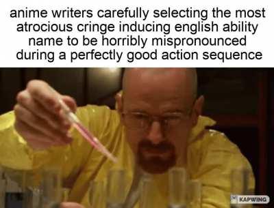 nooo if he doesnt horribly mispronounce brunhild in the middle of a fight how will the viewers know i read a wiki page