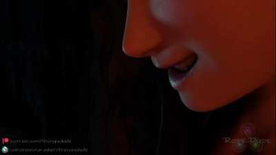 Lara captured by tifa (The Rope Dude) [Final Fantesy x Tomb Rider]