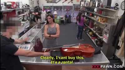 Veronika Tries To Sell A Banjo