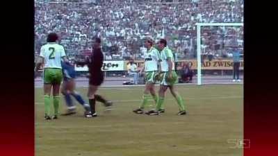 When you are tackled and got your bone exposed but you still have the need to get up and argue with the opposing team's coach.