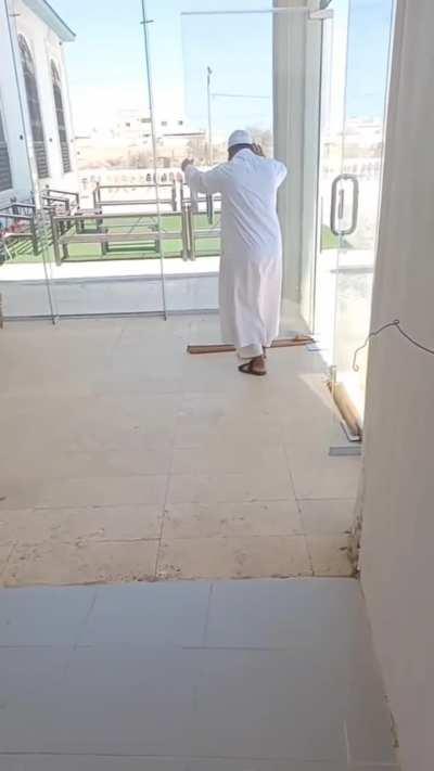 To find the exit door.