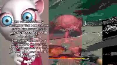 fuck me ag me ME. Someone's at the door?