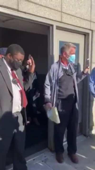 Video shows ballot observers being denied access in Michigan